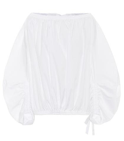 Roksanda Niya Off-the-shoulder Cotton Top