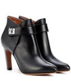 Givenchy Shark Leather Ankle Boots