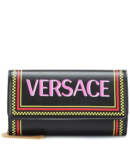 Bottega Veneta Printed Leather Shoulder Bag