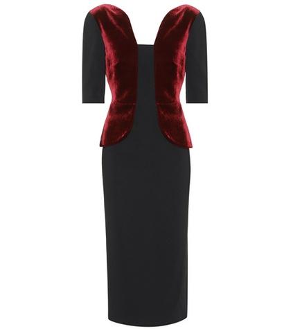 Dolce & Gabbana Exclusive To Mytheresa.com – Comberton Velvet And Crêpe Dress