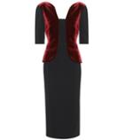 Dolce & Gabbana Exclusive To Mytheresa.com – Comberton Velvet And Crêpe Dress