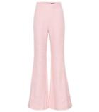 Balmain Cotton-blend High-waisted Trousers