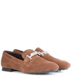 Tod's Gomma Suede Loafers