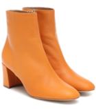 Alexandre Vauthier Leather Ankle Boots