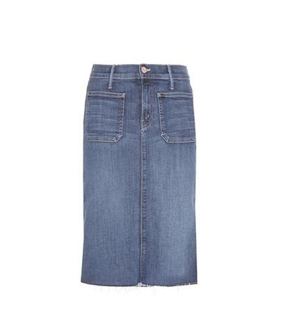 Mother Patchie Denim Skirt