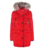 Dolce & Gabbana Fur-trimmed Down-filled Cashmere Coat