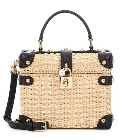 Dolce & Gabbana Wicker Shoulder Bag