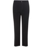 Aquazzura Cropped Crêpe Trousers