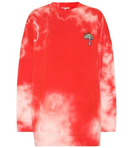 Ganni Isoli Tie-dye Cotton Sweatshirt