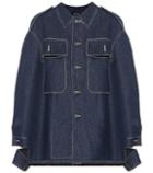 Tod's Deconstructed Denim Poncho