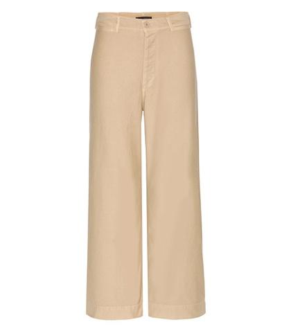 Vince Celeste Wide-leg Cotton Trousers