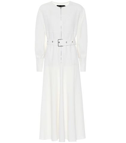 Proenza Schouler Belted Crêpe Dress