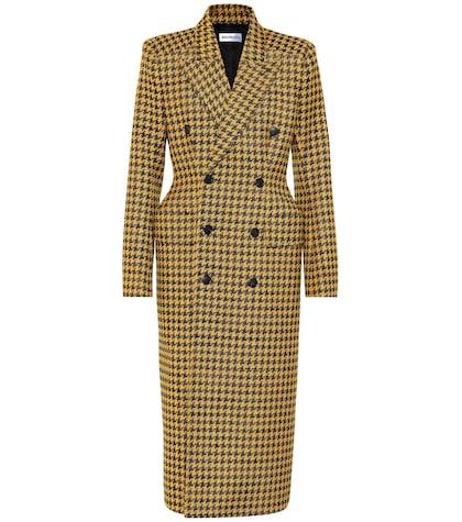 Chlo Houndstooth Wool-blend Coat