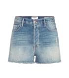 Miu Miu Le Original Distressed Denim Shorts