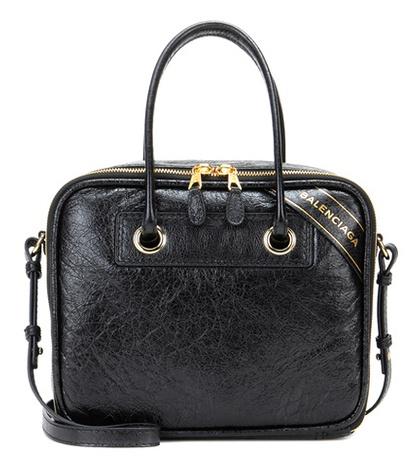 Balenciaga Blanket Square Leather Tote