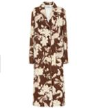 Jil Sander Floral Wool And Alpaca Coat