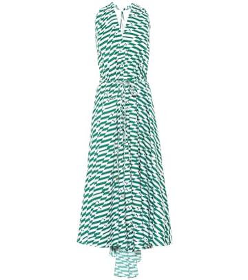 Alexandra Miro Goddess Printed Cotton Dress