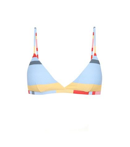 The Upside Striped Bikini Top