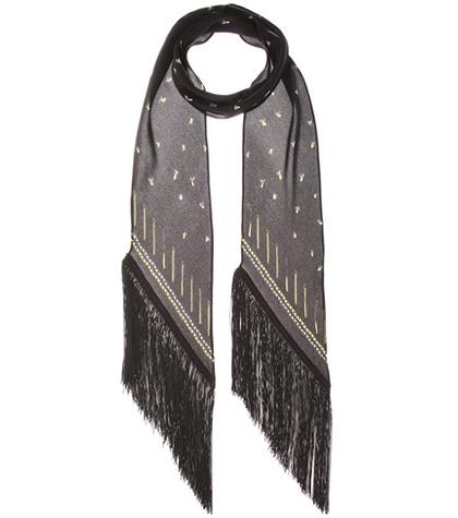 Rockins Fireflies Printed Silk Scarf