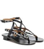 Isabel Marant Jings Embellished Leather Sandals