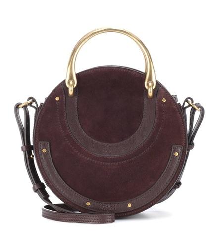 Rupert Sanderson Pixie Leather And Suede Shoulder Bag