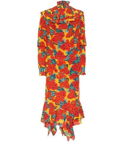 Jw Anderson Paisley-printed Silk Dress