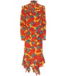 Jw Anderson Paisley-printed Silk Dress