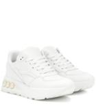 Saint Laurent Nkp3 Platform Lace-up Sneakers