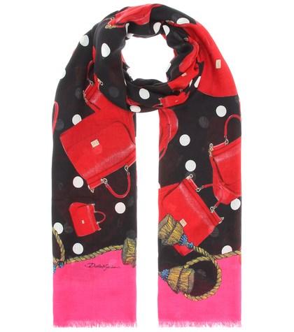 Dolce & Gabbana Sicily Modal And Cashmere Scarf