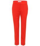 Etro Cropped Stretch-wool Trousers