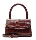 By Far Mini Croc-effect Shoulder Bag