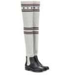 Mm6 Maison Margiela Over-the-knee Stretch-knit Boots