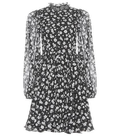 Dolce & Gabbana Floral-printed Silk Dress