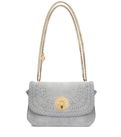 Bottega Veneta Lois Medium Suede Shoulder Bag