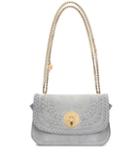 Bottega Veneta Lois Medium Suede Shoulder Bag