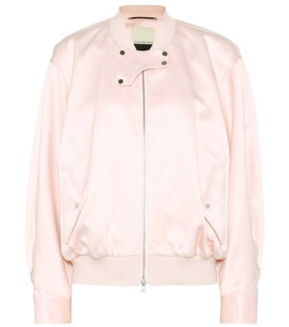 Mcq Alexander Mcqueen Sanicas Satin Bomber Jacket