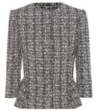 Alexander Mcqueen Knitted Cotton And Wool-blend Jacket
