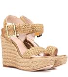 Oscar De La Renta Alexis Bingo Wedge Sandals
