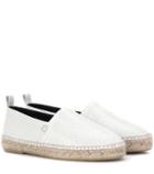 The Row Embossed Leather Espadrilles