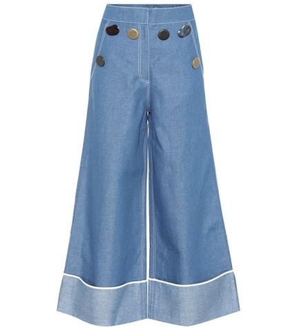 Rejina Pyo Bailey Wide-leg Chambray Jeans
