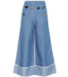Rejina Pyo Bailey Wide-leg Chambray Jeans