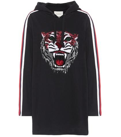Gucci Sequinned Cotton Hoodie