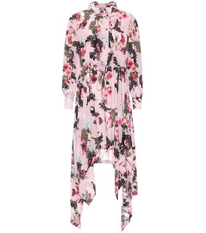 Preen By Thornton Bregazzi Meera Printed Silk Dress