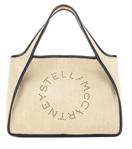 Alexander Mcqueen Stella Logo Linen Tote