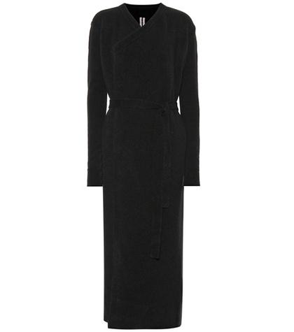 Rick Owens Wool-blend Wrap Cardigan