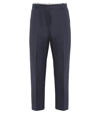 Marni Cotton And Linen Twill Pants
