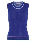 Stella Mccartney Sleeveless Silk And Cotton Top