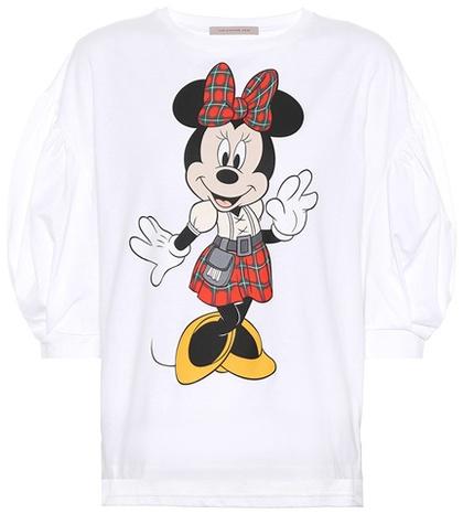 Christopher Kane Blouson-sleeve Minnie Mouse T-shirt