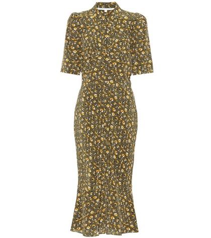 Valentino Floral Silk Dress