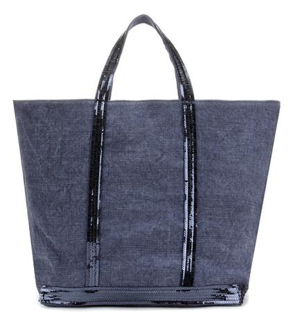 Miu Miu Cabas Medium Embellished Linen Canvas Shopper
